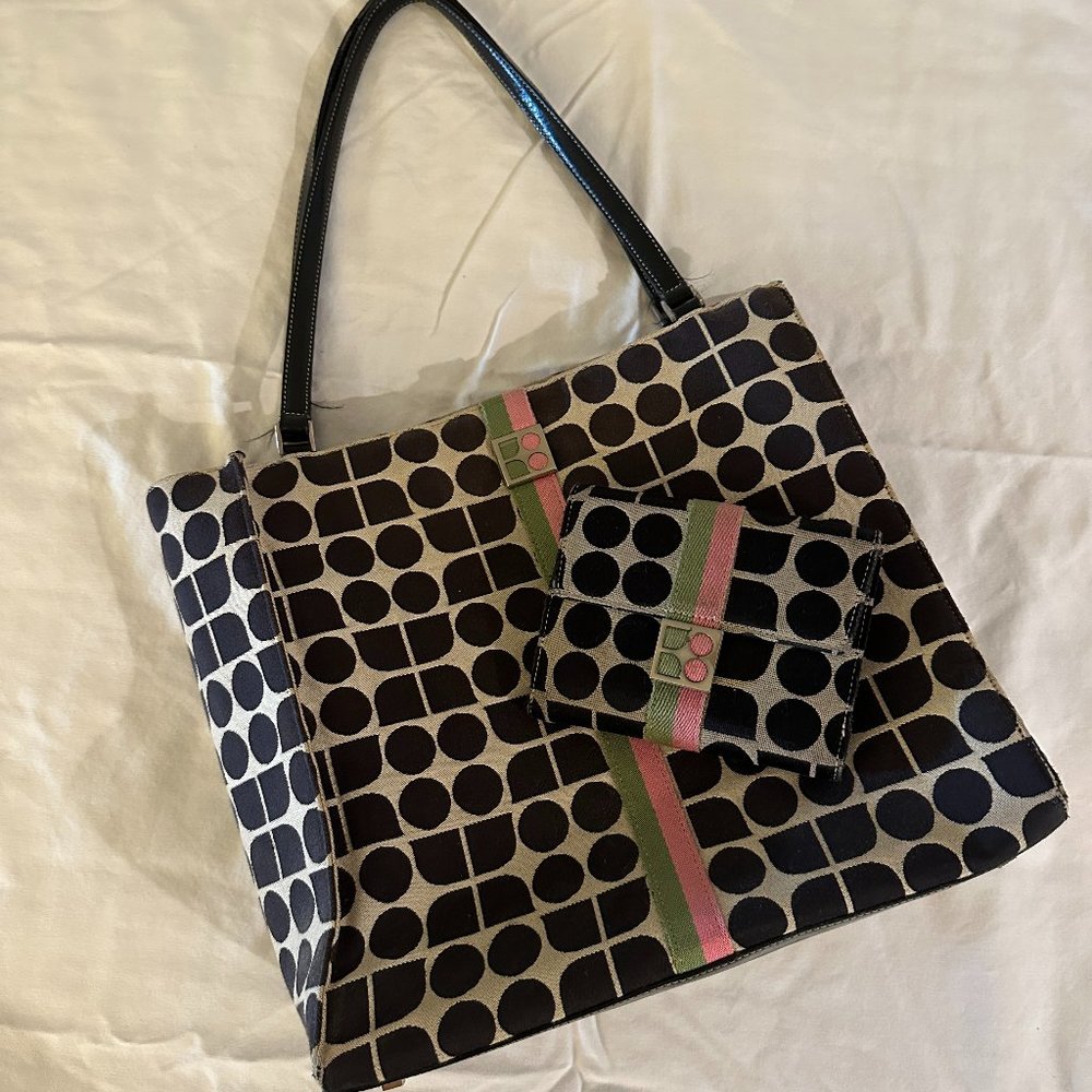 Vintage Kate Spade - Dot Noel - Shopper Handbag & Wallet